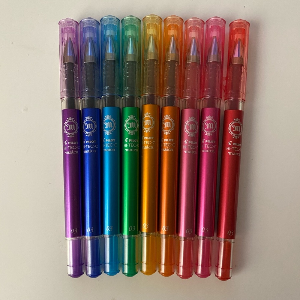 Pilot Hi-Tec-C Maica Pens 0.3mm (Set of 9)